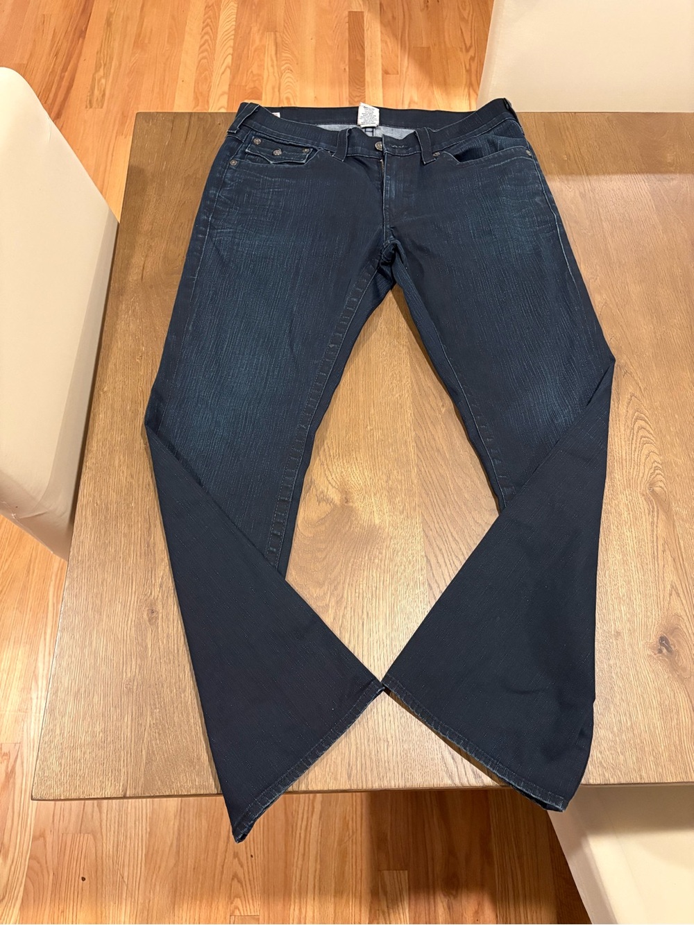 True Religion Men's Dark Blue Jeans